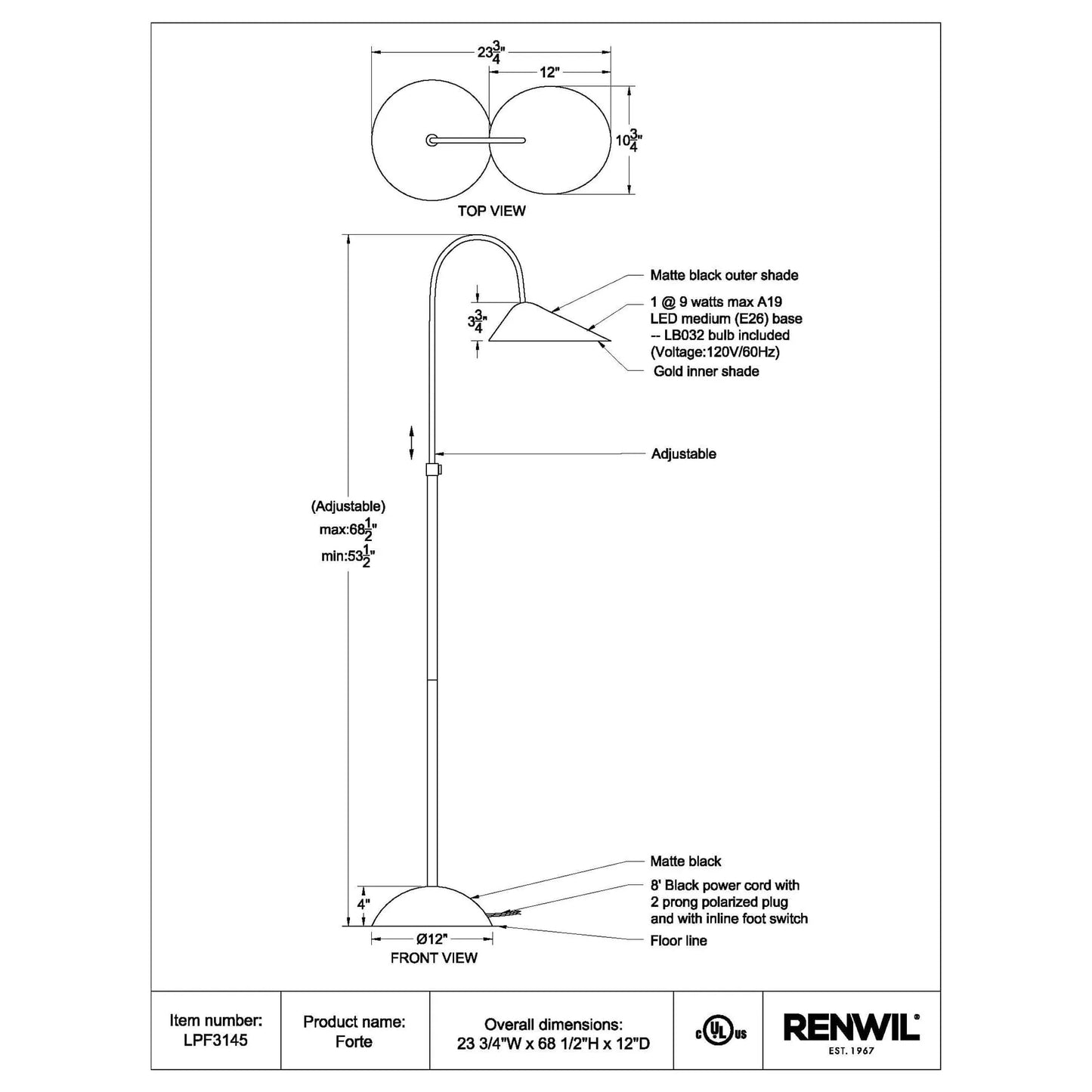 Forte Floor Lamp