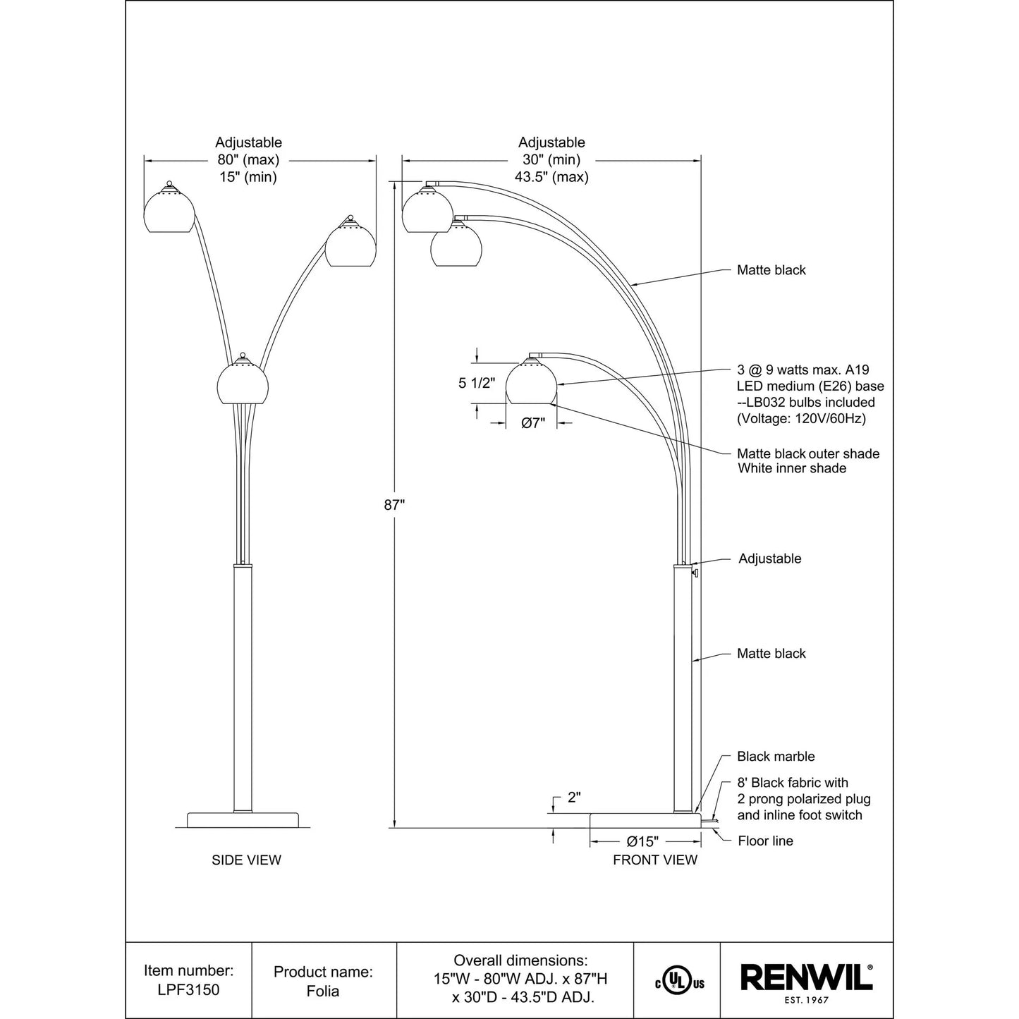 Folia Floor Lamp