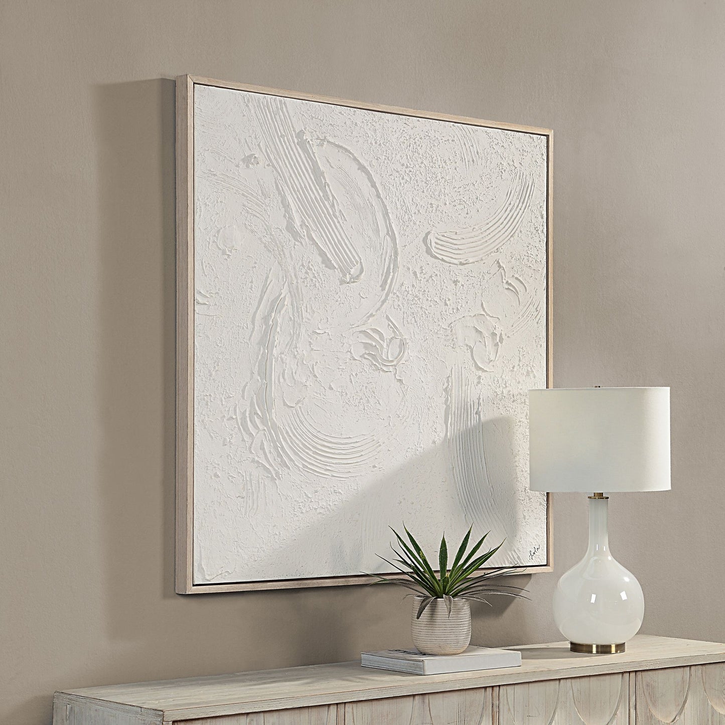 Luz Hand-Painted Canvas Art