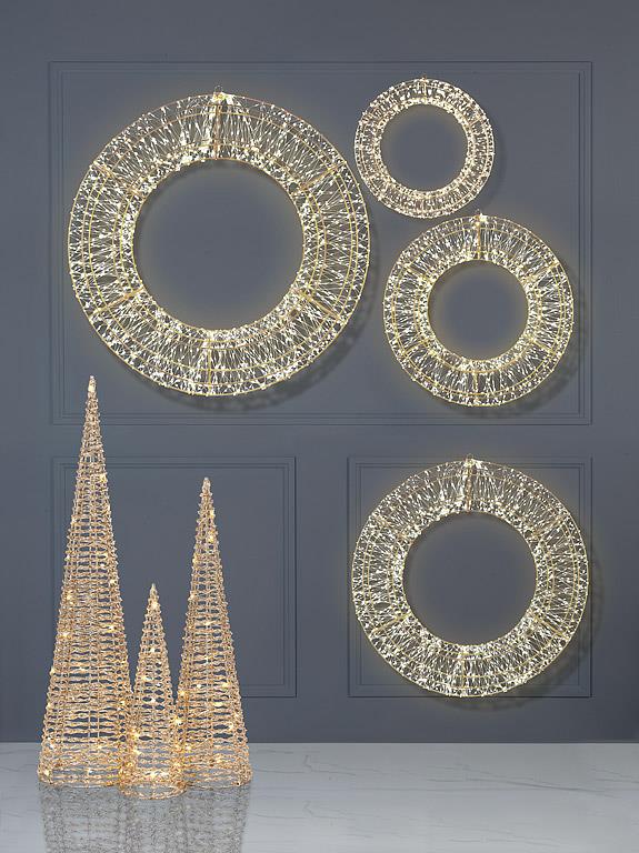 20"D Small LED Light Wreath