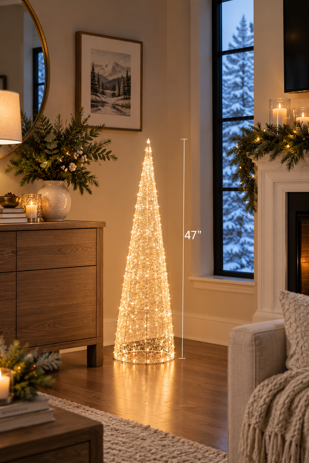 47" H XL Lumos LED Tree