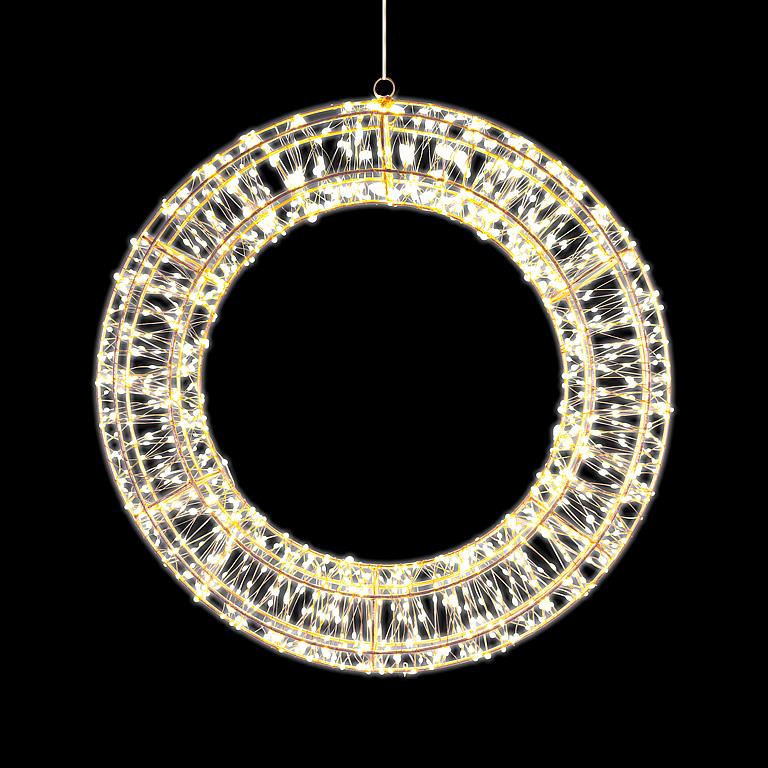 20"D Small LED Light Wreath